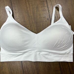 NWT Jockey Women's Plus Size XXL White Wireless Seamfree Light Lift Bralette